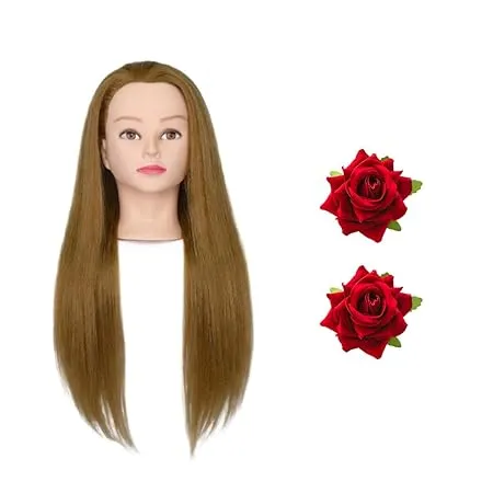 AHS Hair Cutting Practice Dummy Head with Synthetic Hair